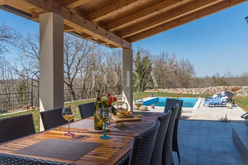 poreč, okolica, kamena villa sa bazenom - slika 5