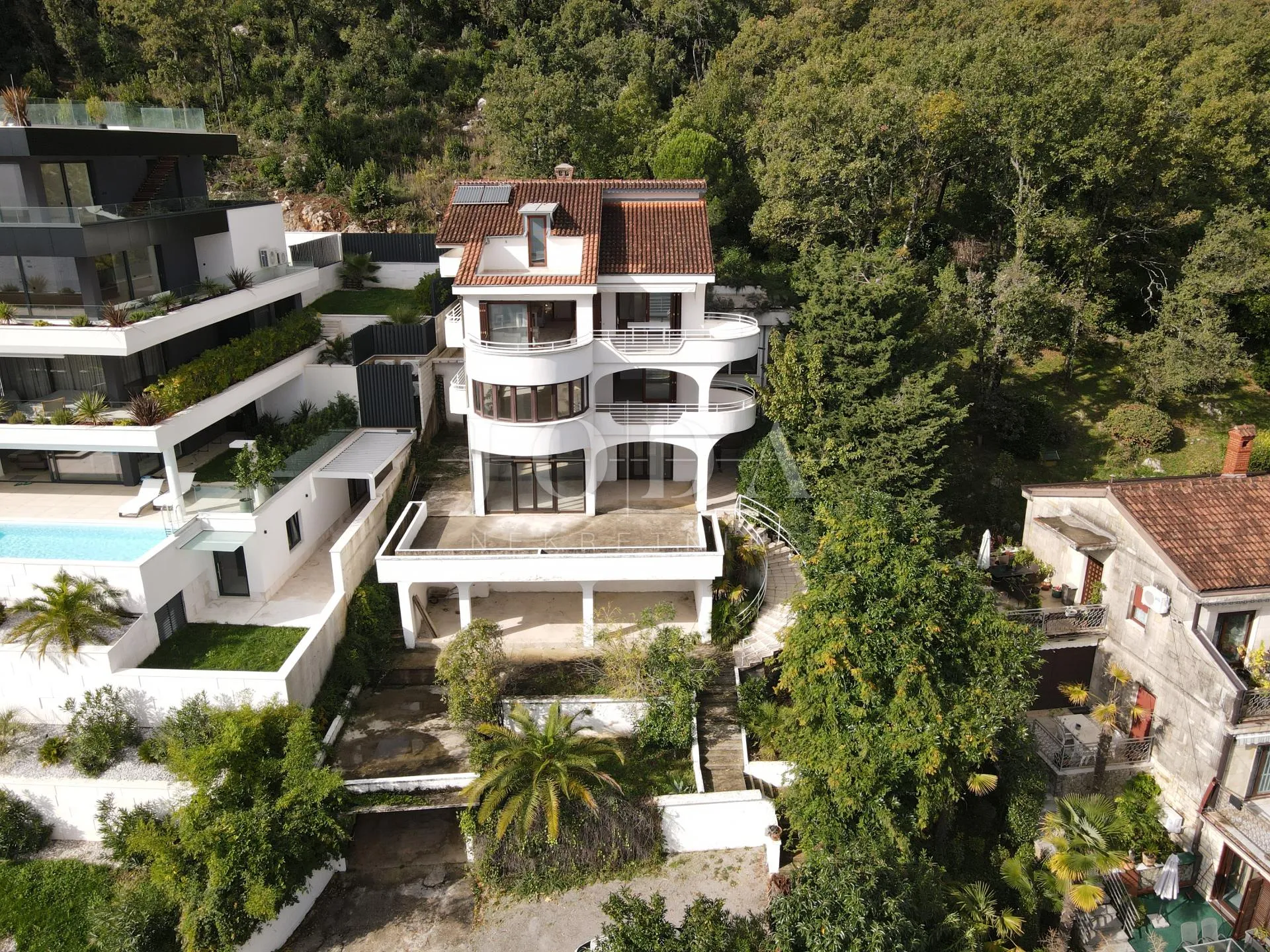stan s predivnim pogledom na opatiju i cijeli kvarner - slika 28