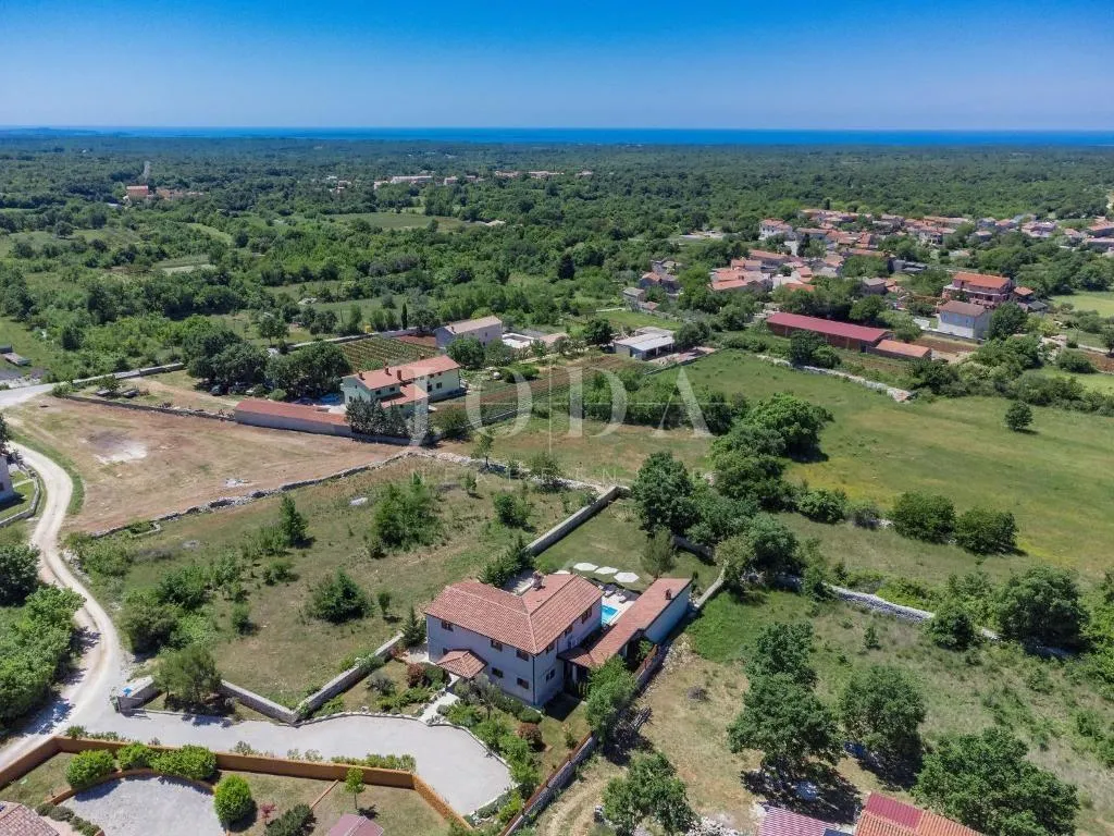 svetvinčenat, okolica, prekrasna villa sa bazenom - slika 19