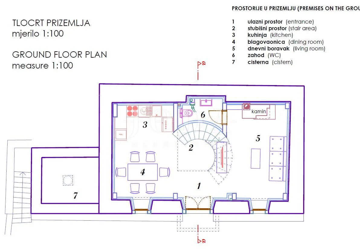 barić draga, kamena kuća za adaptaciju prvi red do mora - slika 30