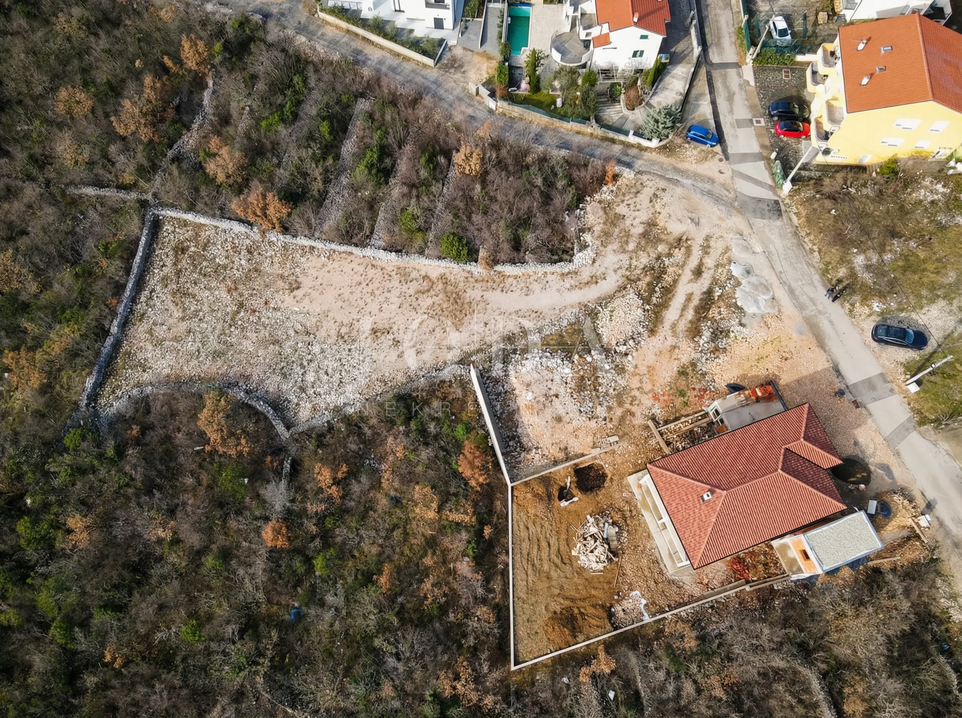 jadranovo građevinski teren s pogledom na more - slika 9