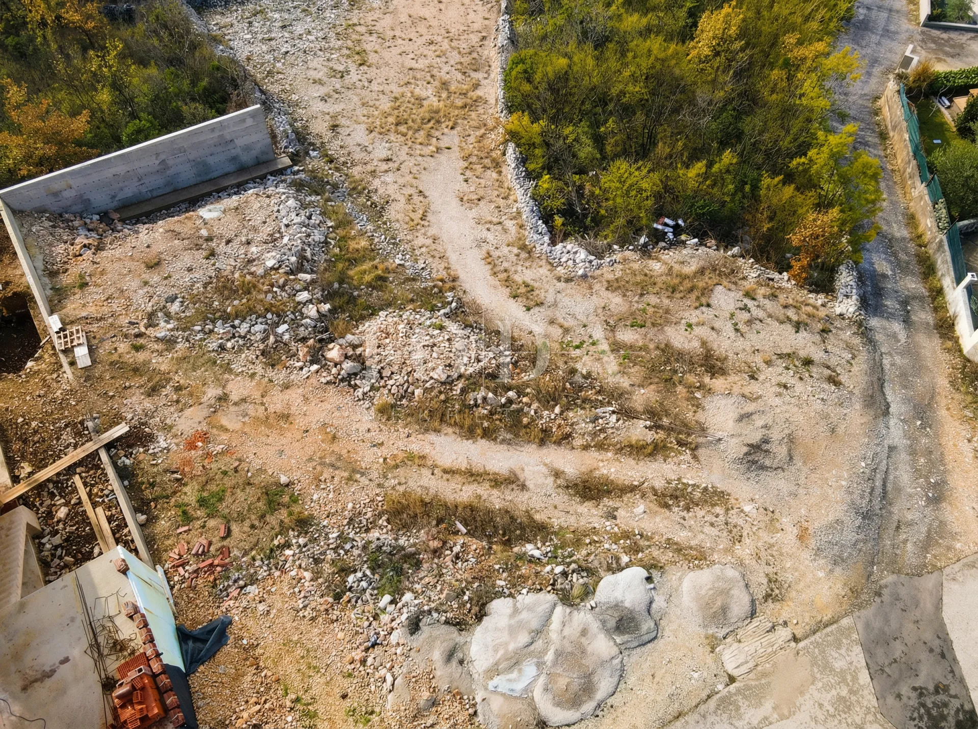 jadranovo građevinski teren s pogledom na more - slika 3