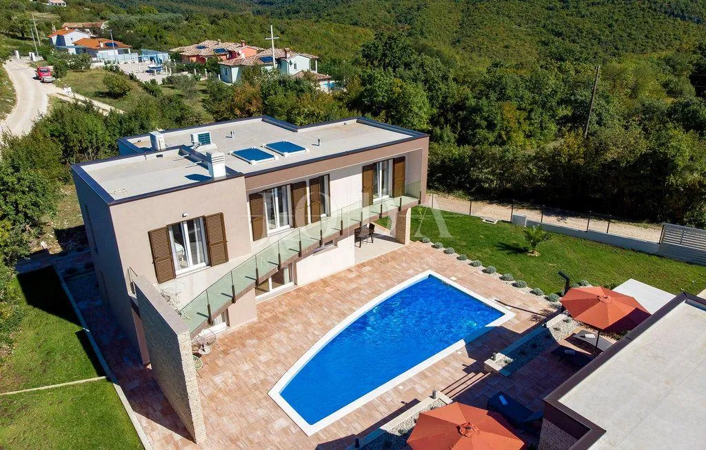labin, okolica, villa sa bazenom i wellnessom - slika 2
