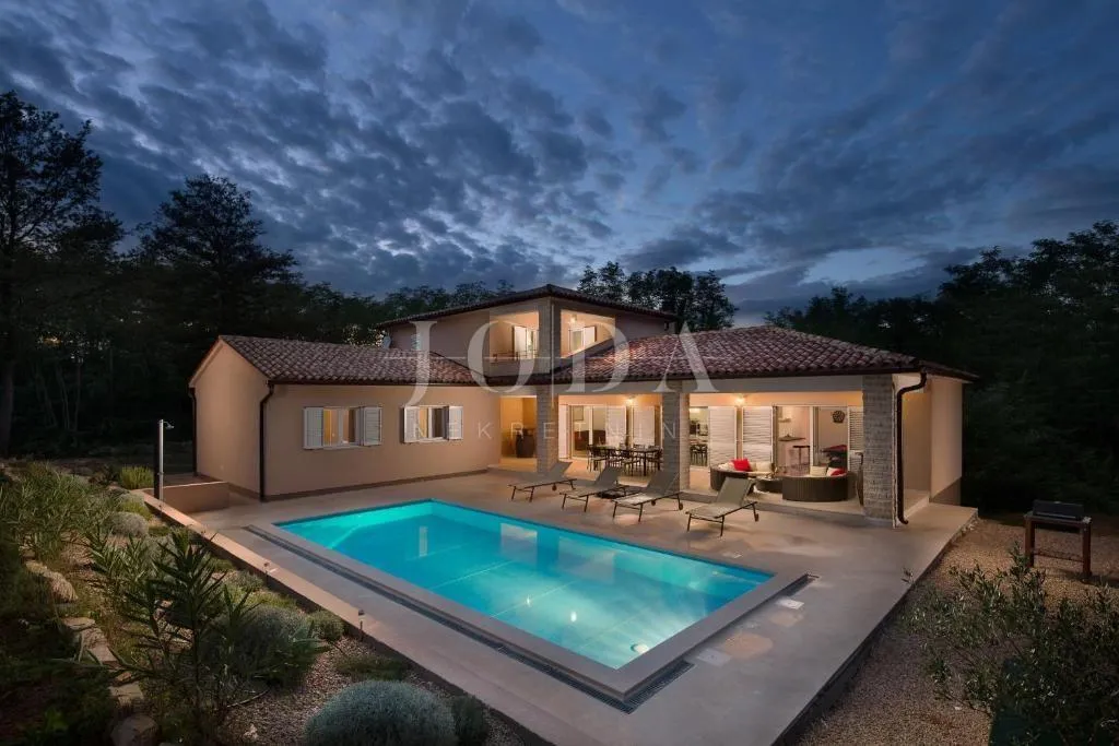 labin, okolica, luksuzna villa sa spa zonom - slika 3