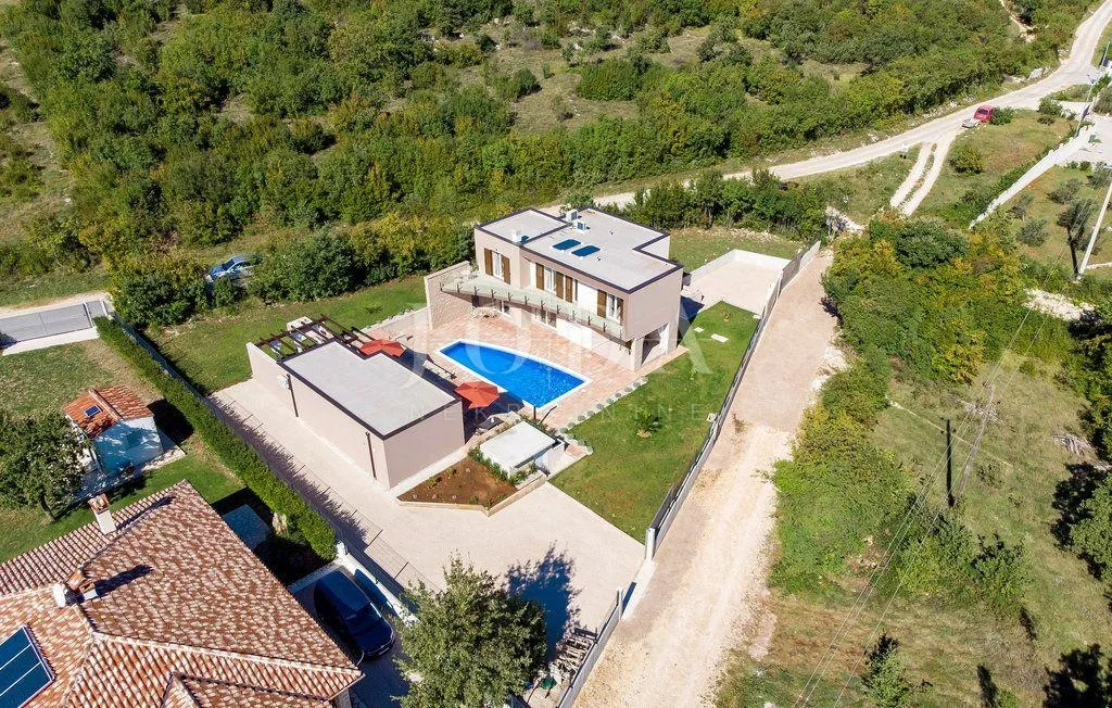 labin, okolica, villa sa bazenom i wellnessom - slika 7