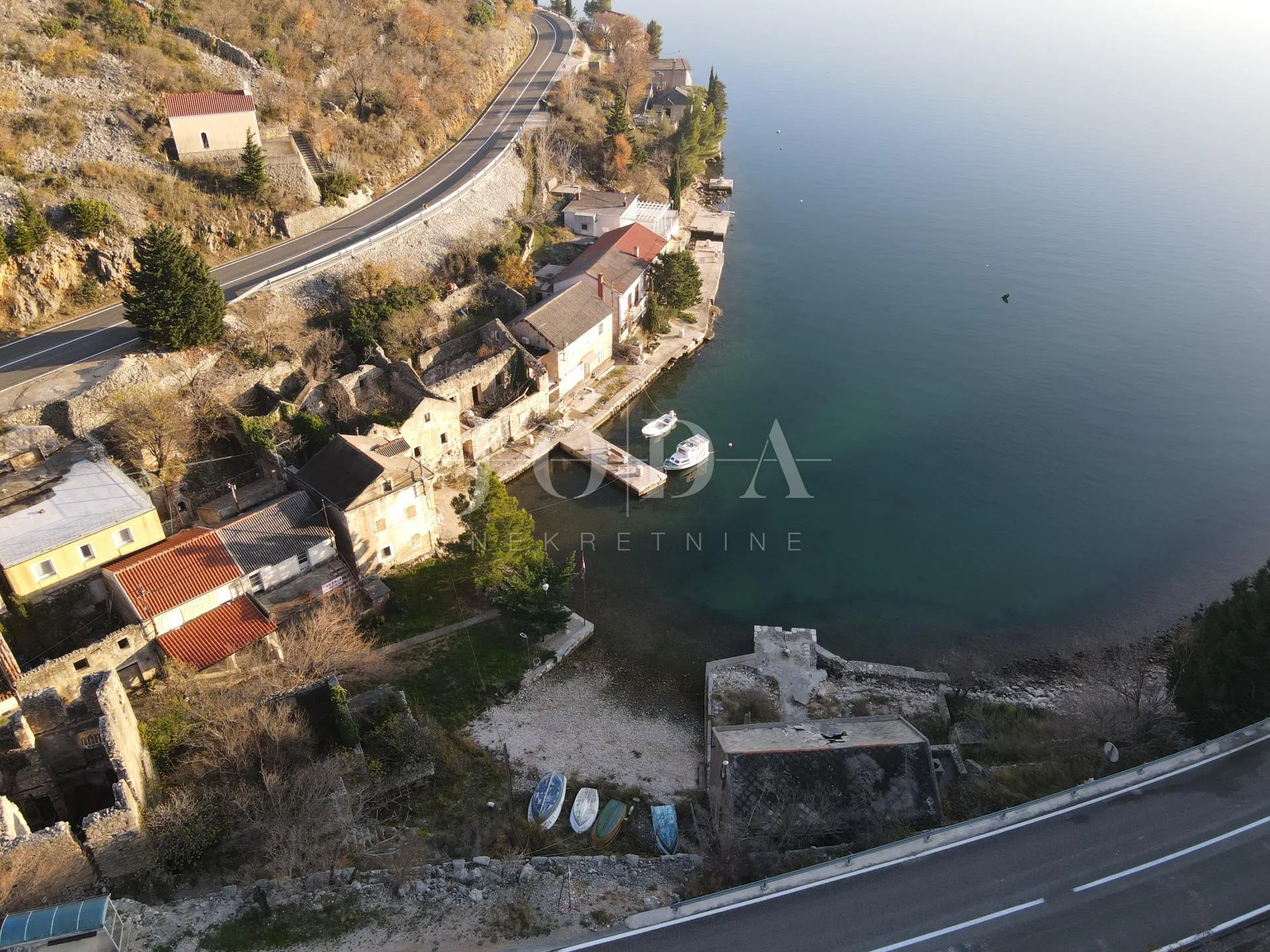 barić draga, kamena kuća za adaptaciju prvi red do mora - slika 15