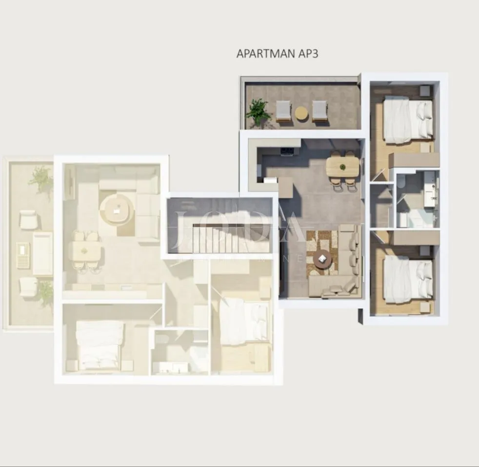 novalja residences 2. kat - slika 8