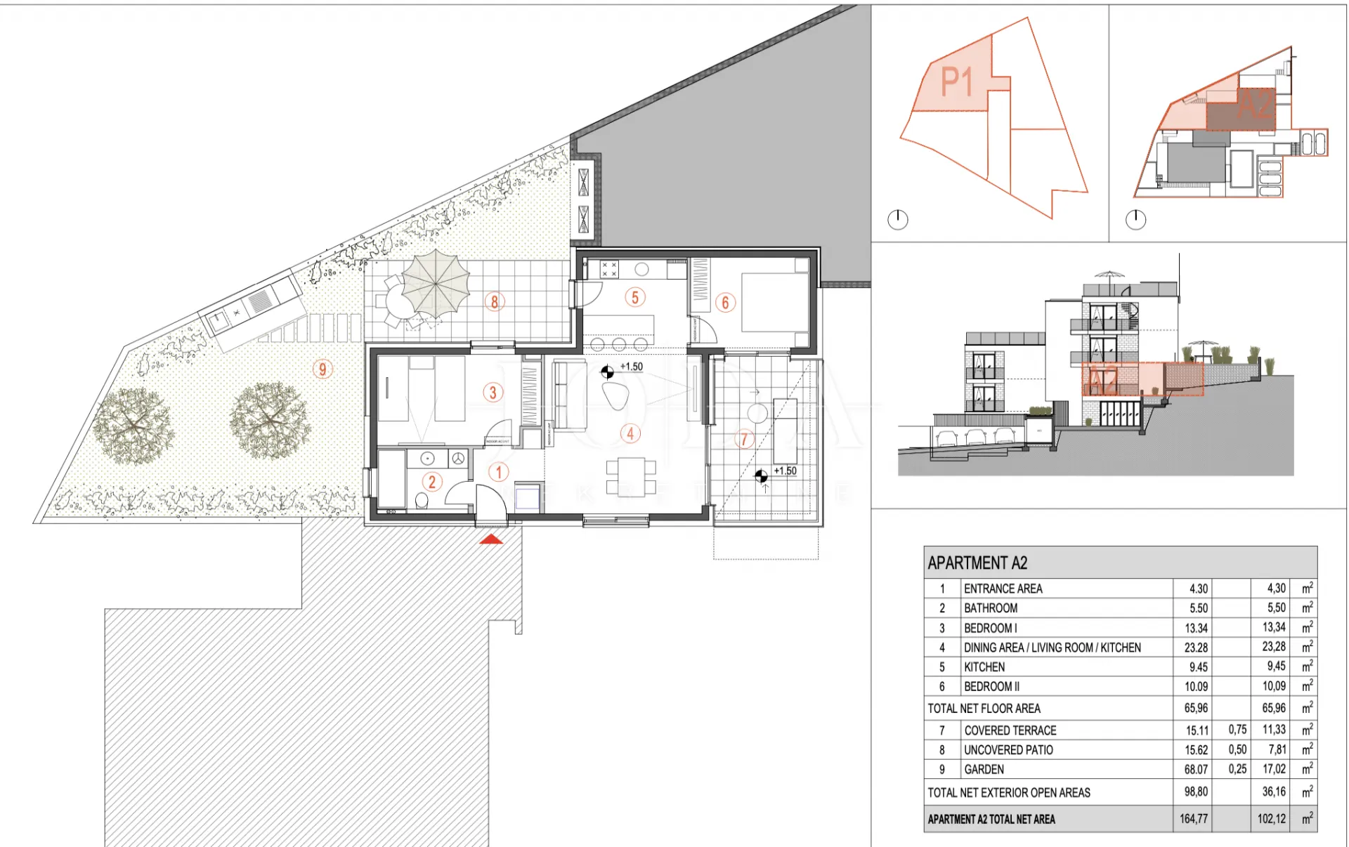 primošten apartman s pogledom na more - slika 34