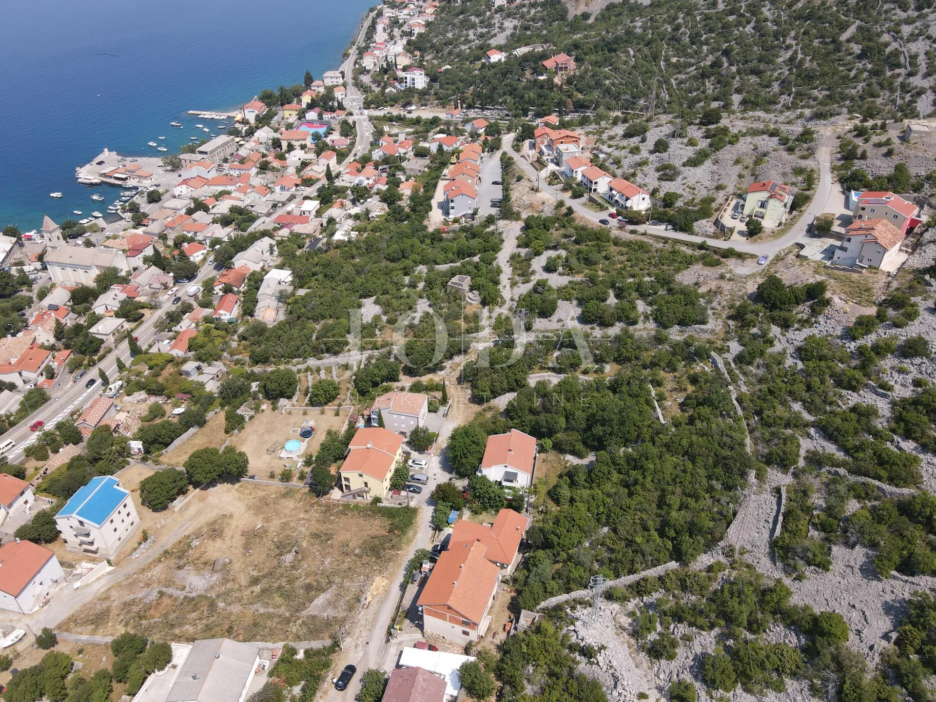 zemljište s građevinskom dozvolom 250m od mora - slika 3