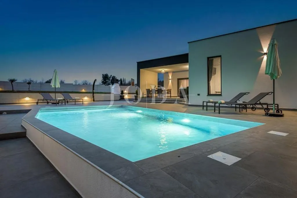 žminj, moderna villa sa bazenom, jacuzzijem i saunom - slika 14