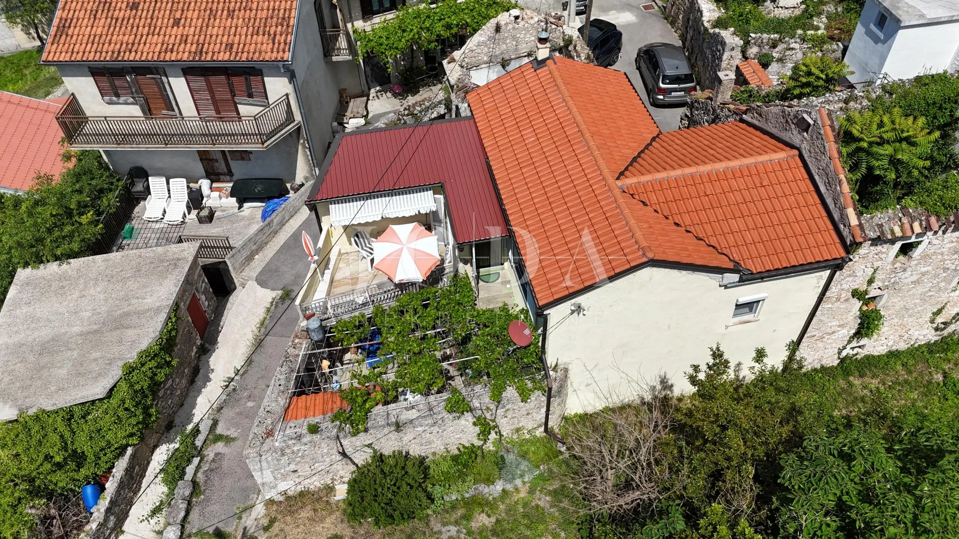 prodaja kuće bribir | balkon, parking, pogled na more - slika 3