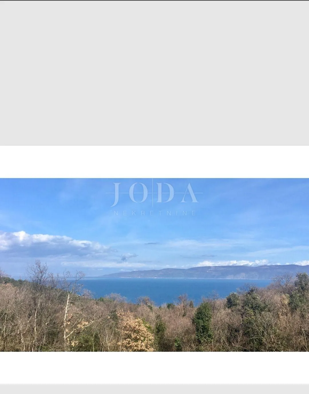 labin, okolica, građevinski teren sa pogledom na more - slika 3