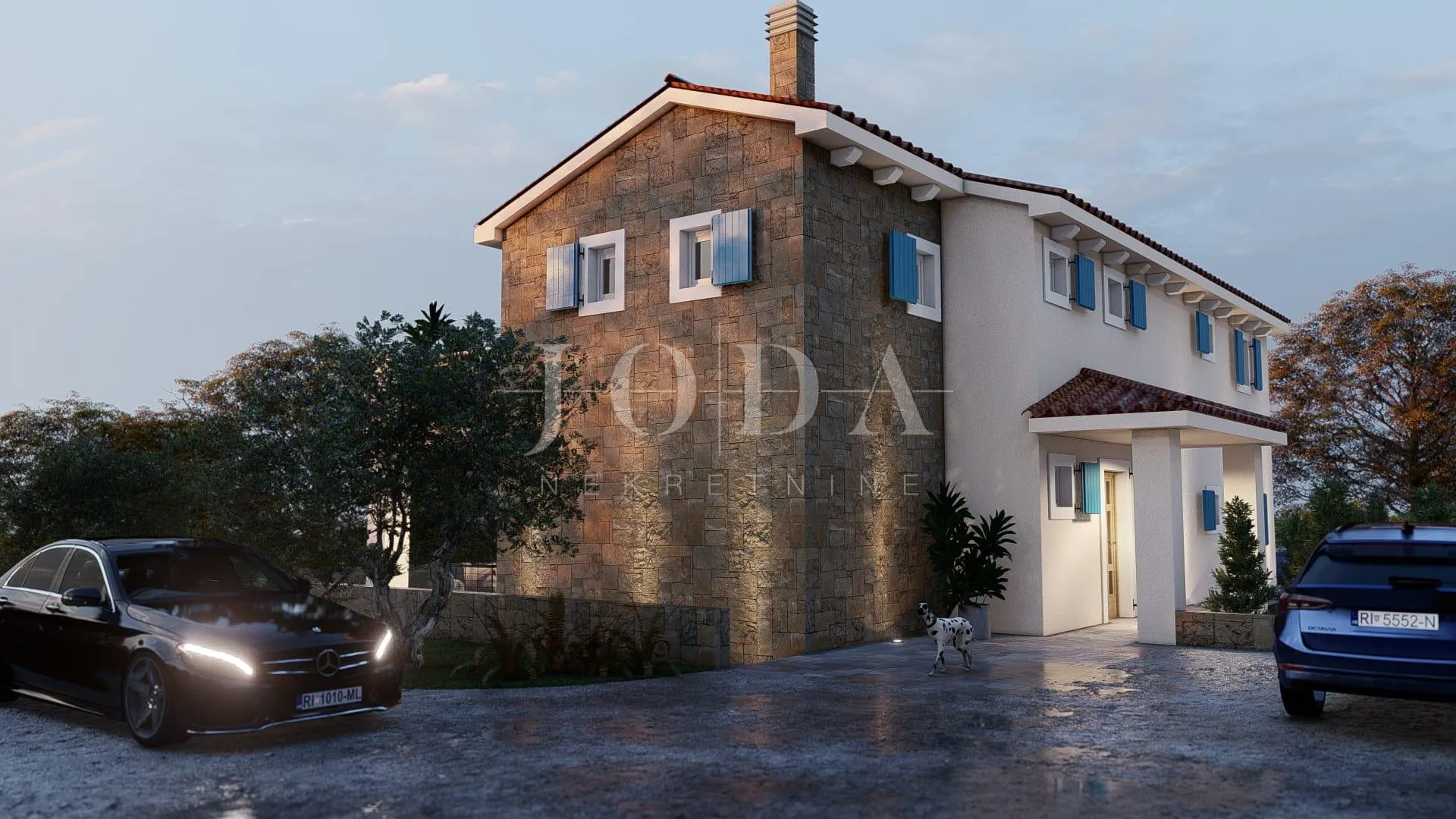 istra – rabac mediteranska kuća s bazenom i pogledom na more - slika 6