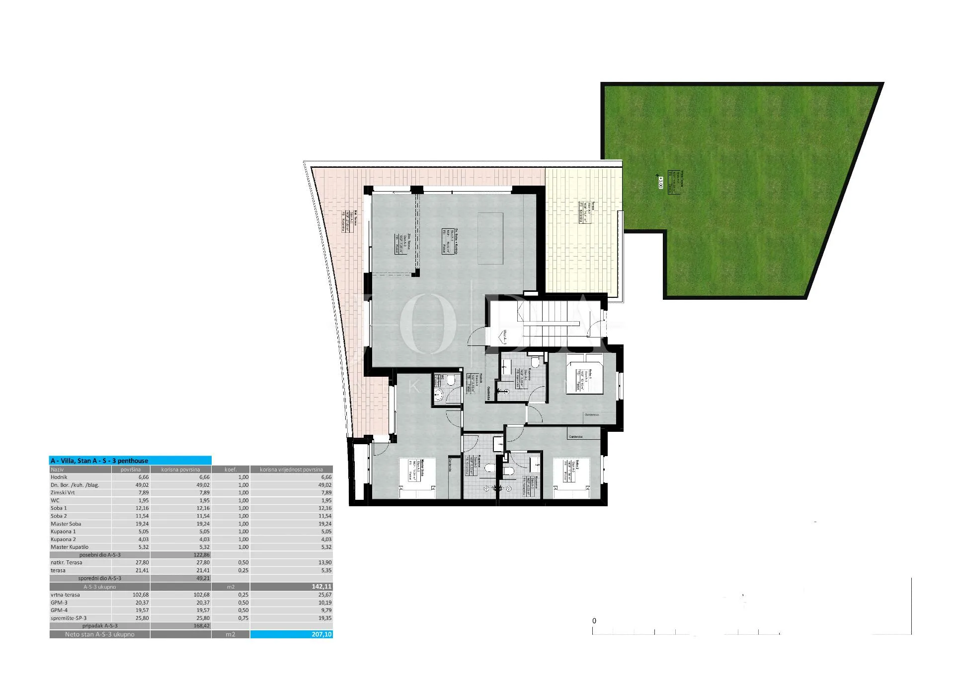 lovran – penthouse u novogradnji s pogledom na more - slika 24