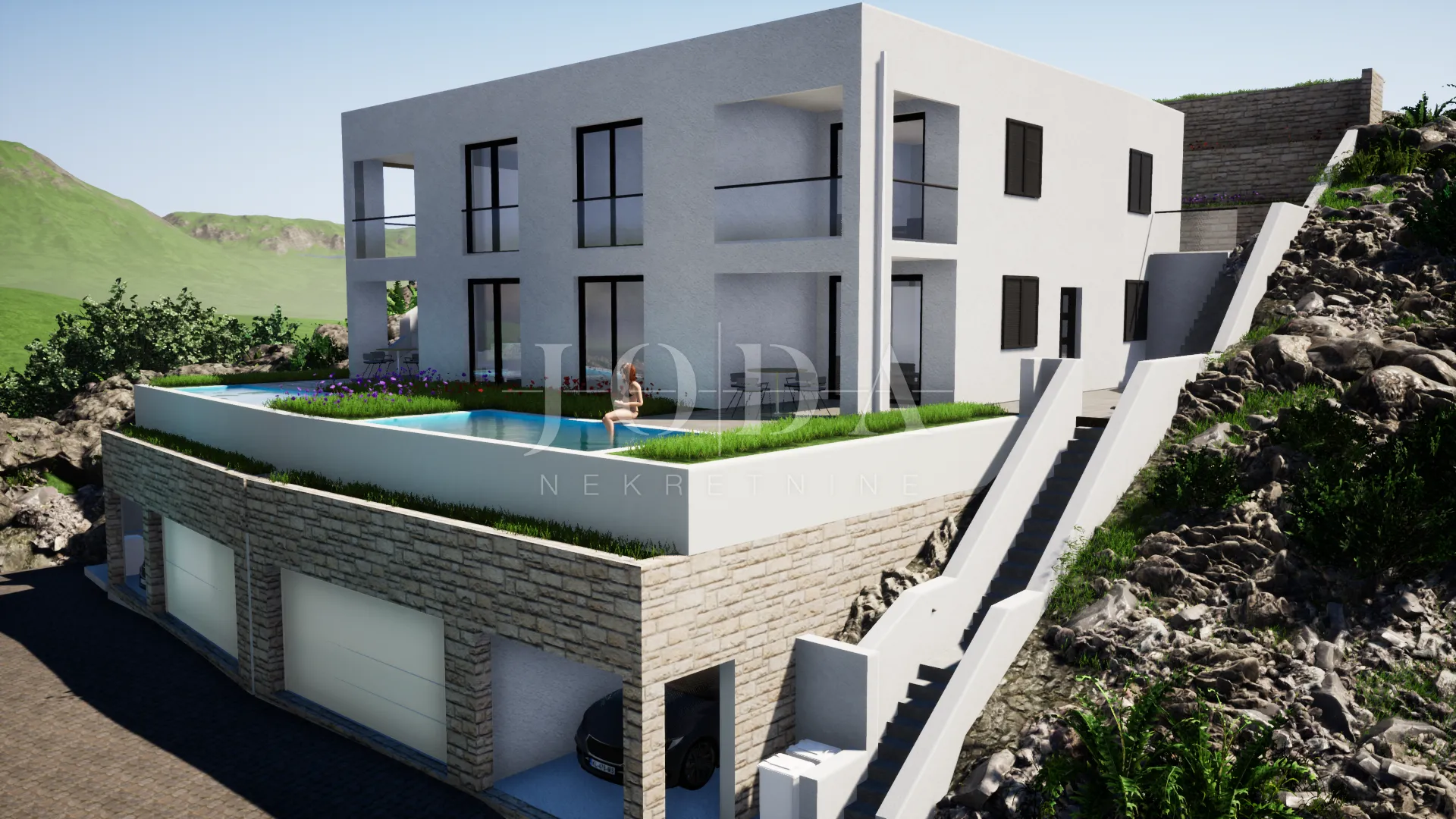 senj, okolica apartman sa bazenom i garažom - slika 3