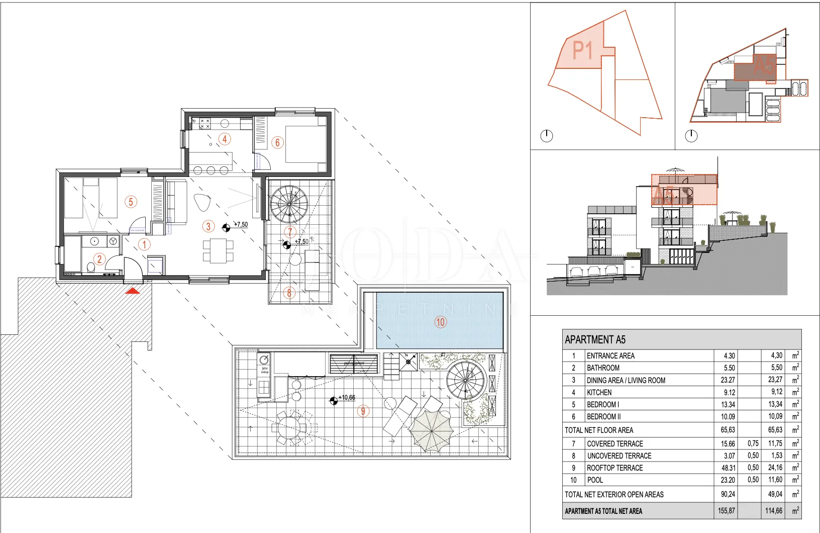 primošten apartman s pogledom na more - slika 34
