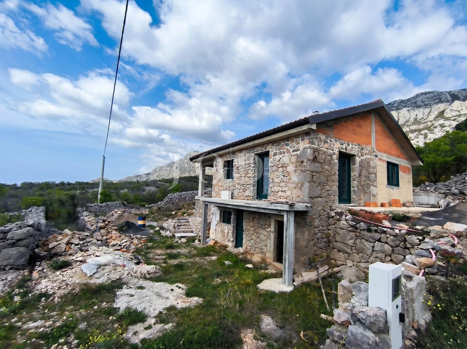 jablanac autentična kamena kuća s panoramskim pogledom na more - slika 9