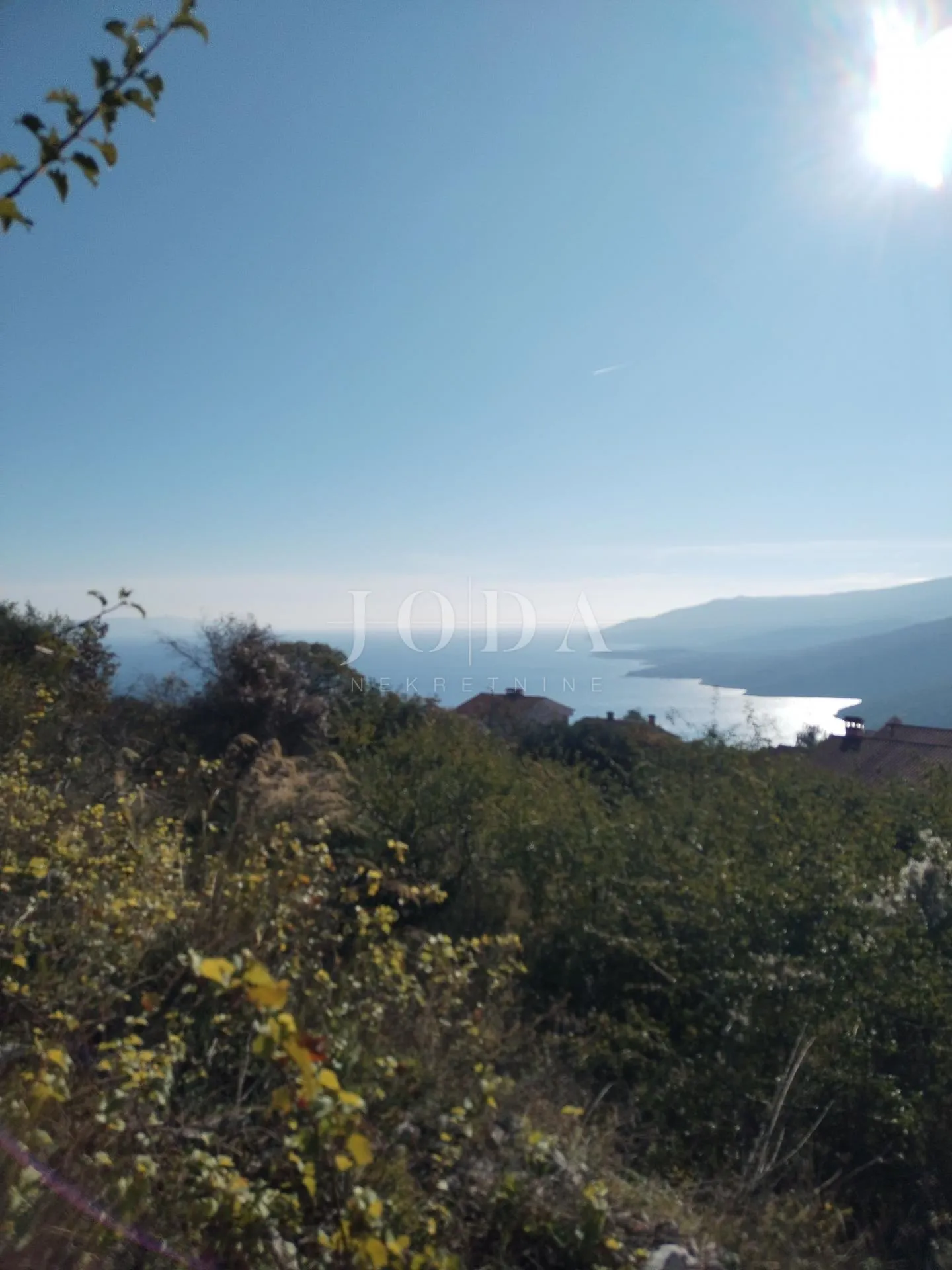 Rabac, građevinski teren sa prekrasnim pogledom na more - Rabac, Labin