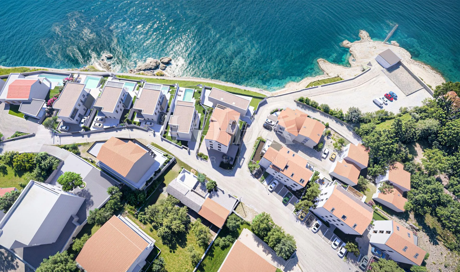 Povile novogradnja sa okućnicom - Povile, Novi Vinodolski