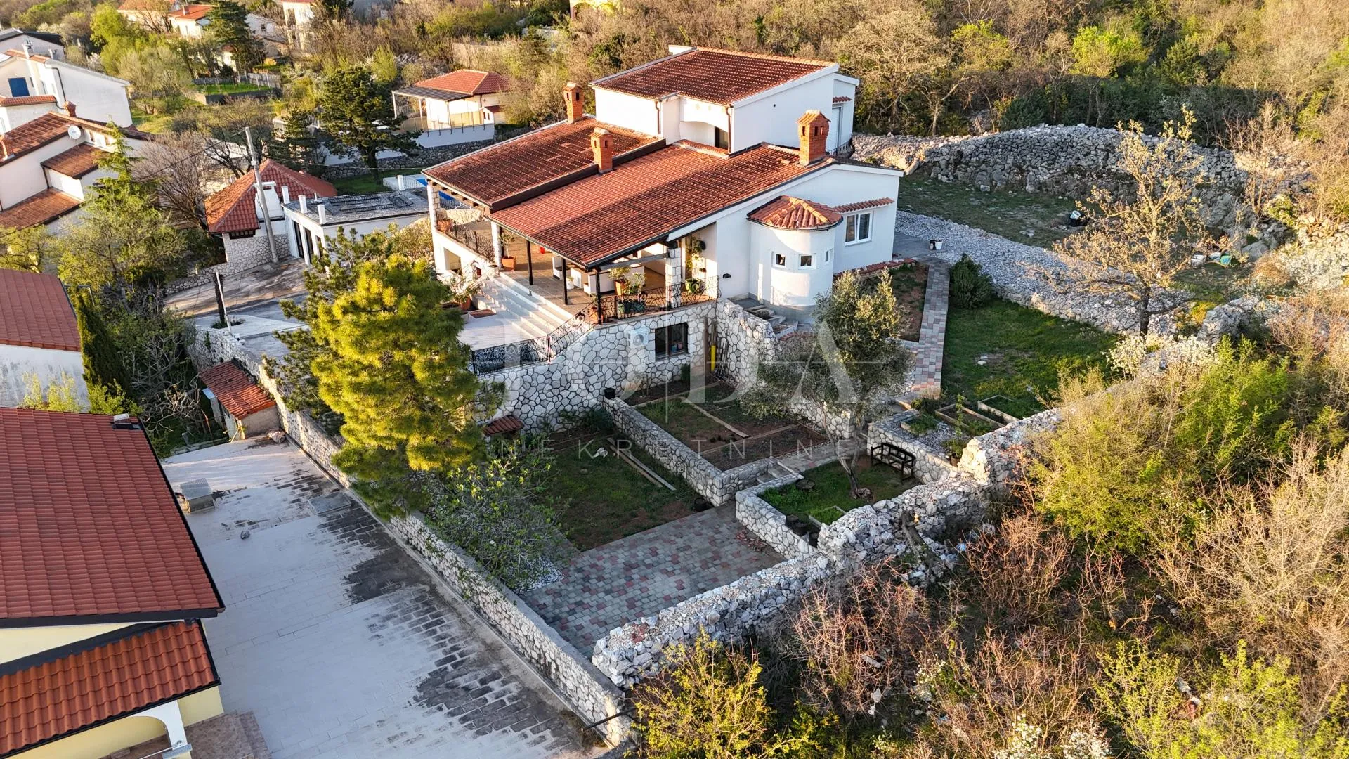 Ekskluzivna kuća u Jadranovu s bazenom, pogledom na more i velikom parcelom - Jadranovo, Crikvenica