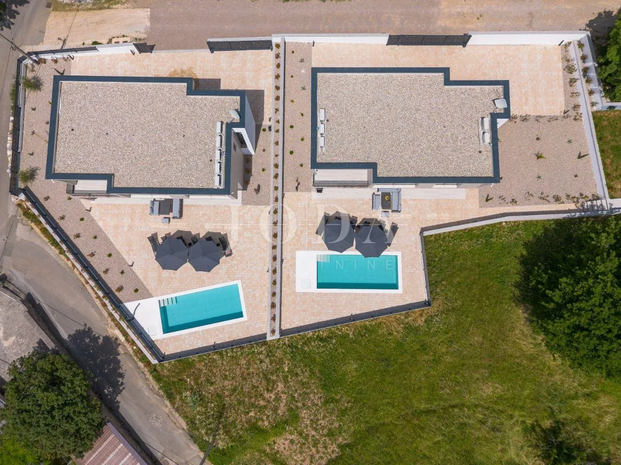 bribir moderna villa s bazenom i pogledom na more - slika 14