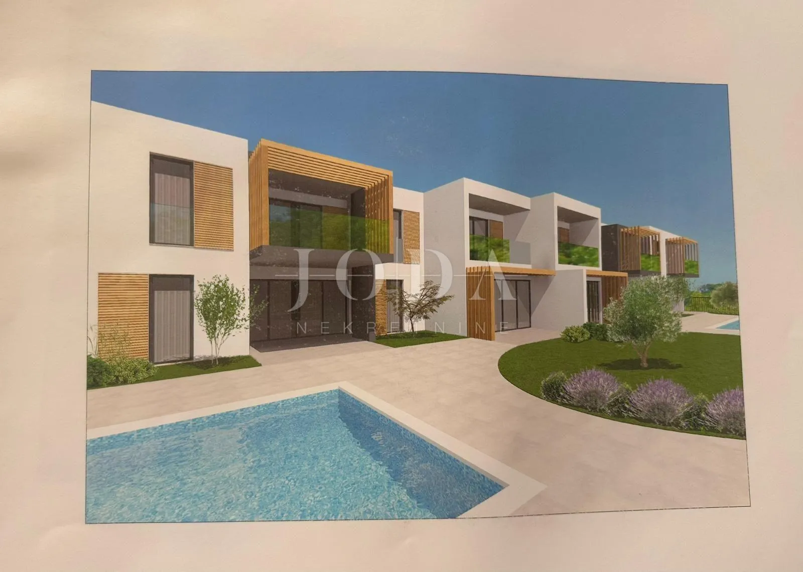 rabac, građevinsko zemljište sa građevinskom dozvolom, projektom i pogledom na more - slika 12