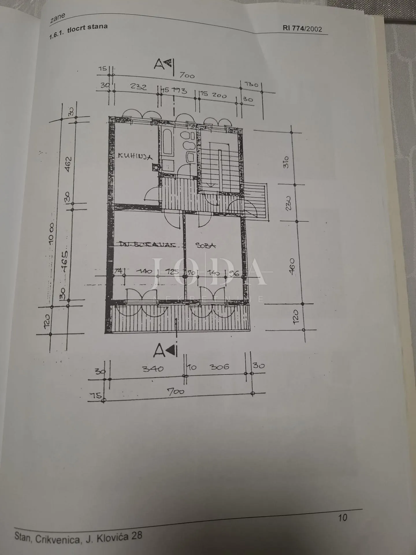 apartman blizu mora sa 2 balkona i otvorenim pogledom - slika 21