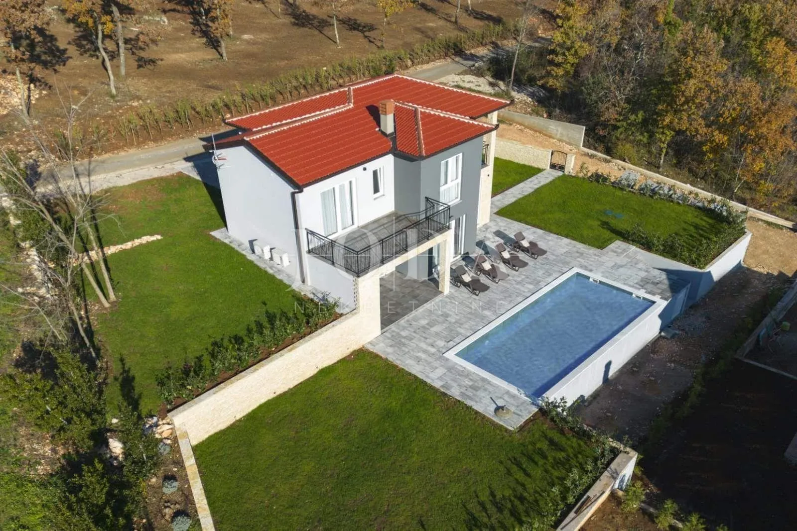 labin, okolica, nova kuća sa bazenom i predivnim panoramskim pogledom - slika 4