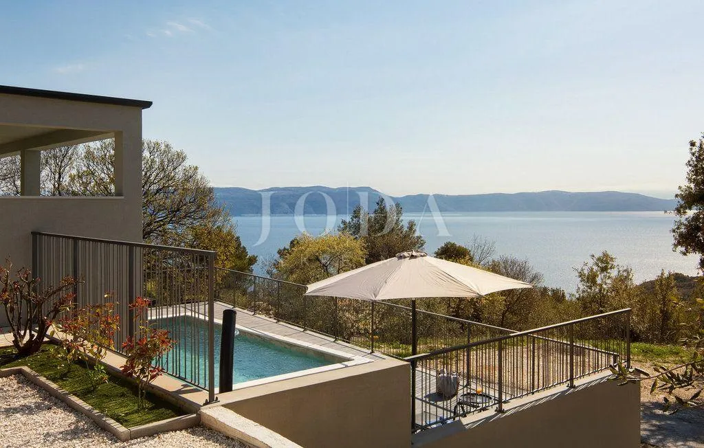 Labin, Villa sa prekrasnim pogledom na more