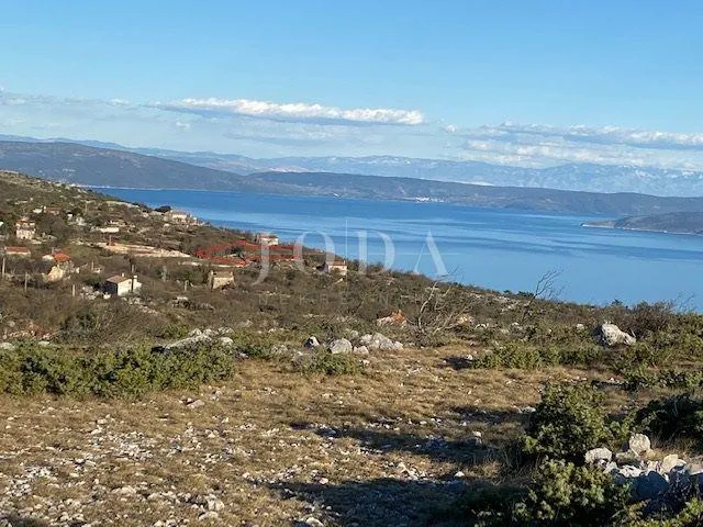 labin, okolica, zemljište sa građevinskom dozvolom i pogledom na more - slika 3