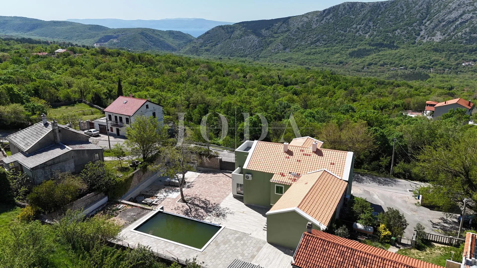 luksuzna kamena vila s bazenom i pogledom na more – grižane, crikveničko zaleđe - slika 92