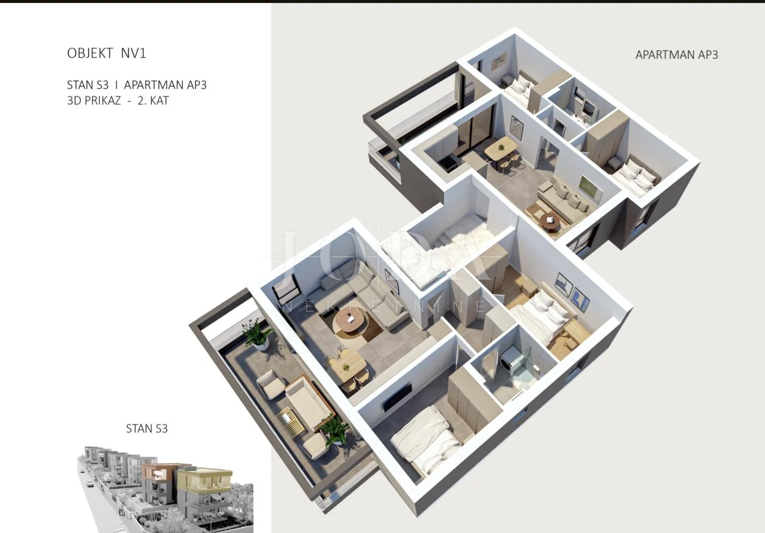 novalja residences 2. kat - slika 6