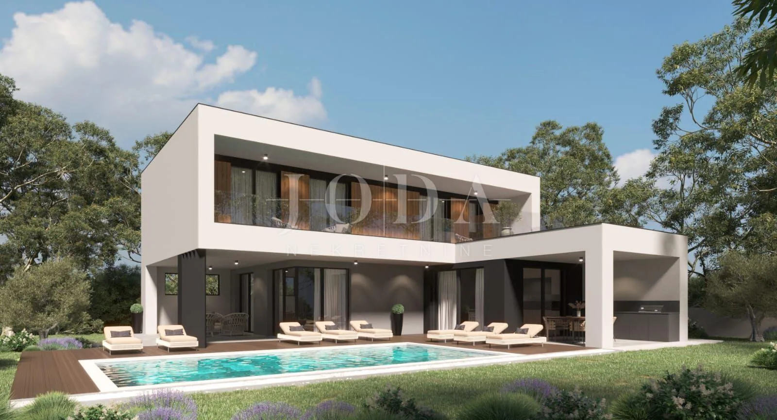 kršan, moderna villa na kraju mjesta - slika 1
