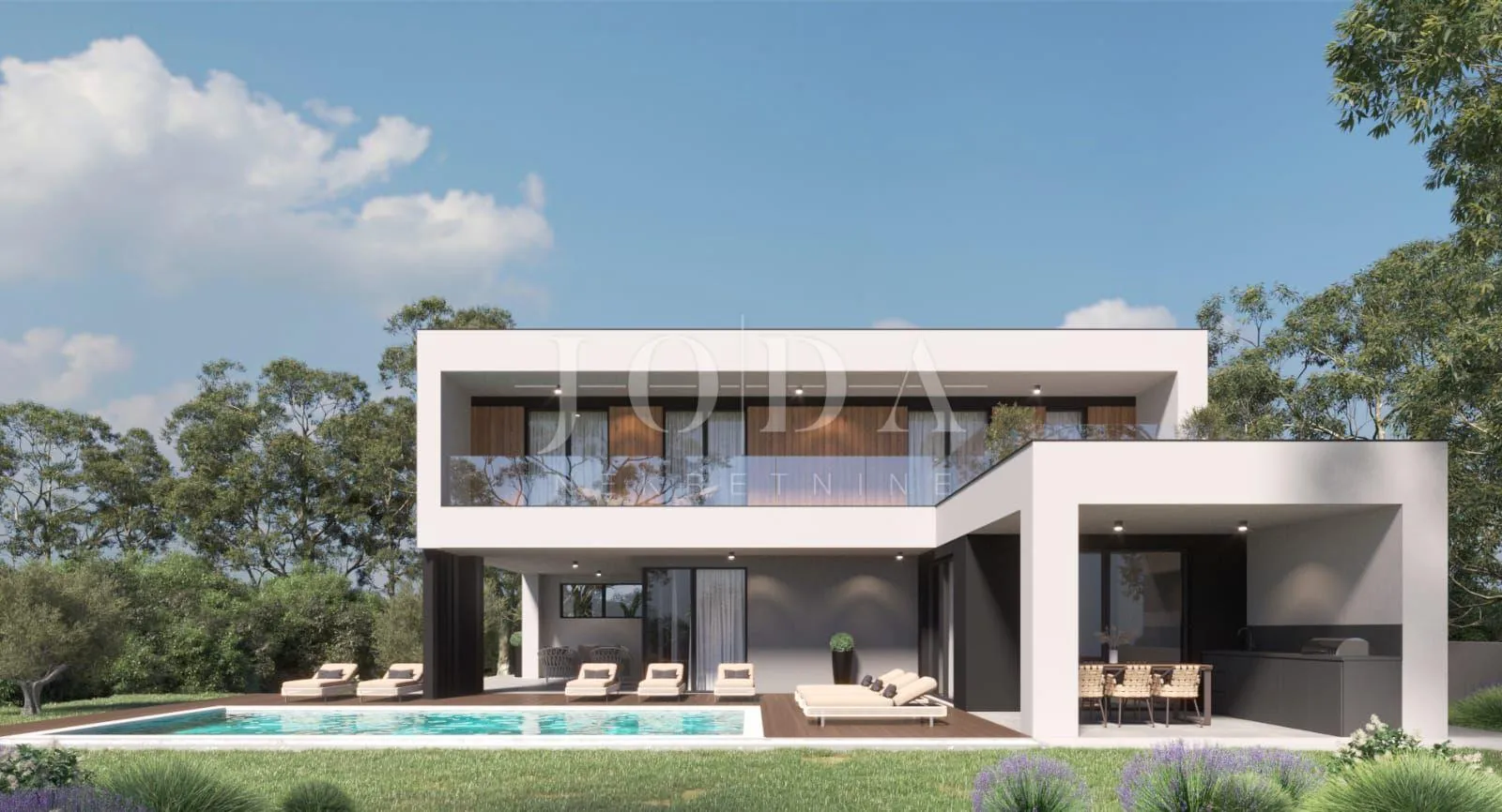 kršan, moderna villa na kraju mjesta - slika 2