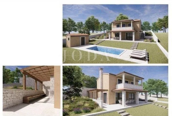 roh bau kuća sa bazenom,pazin okolica - slika 5