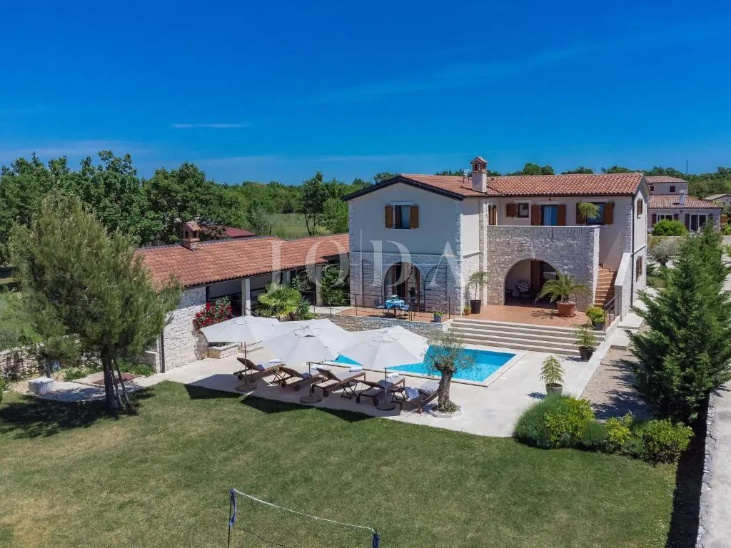 svetvinčenat, okolica, prekrasna villa sa bazenom - slika 5