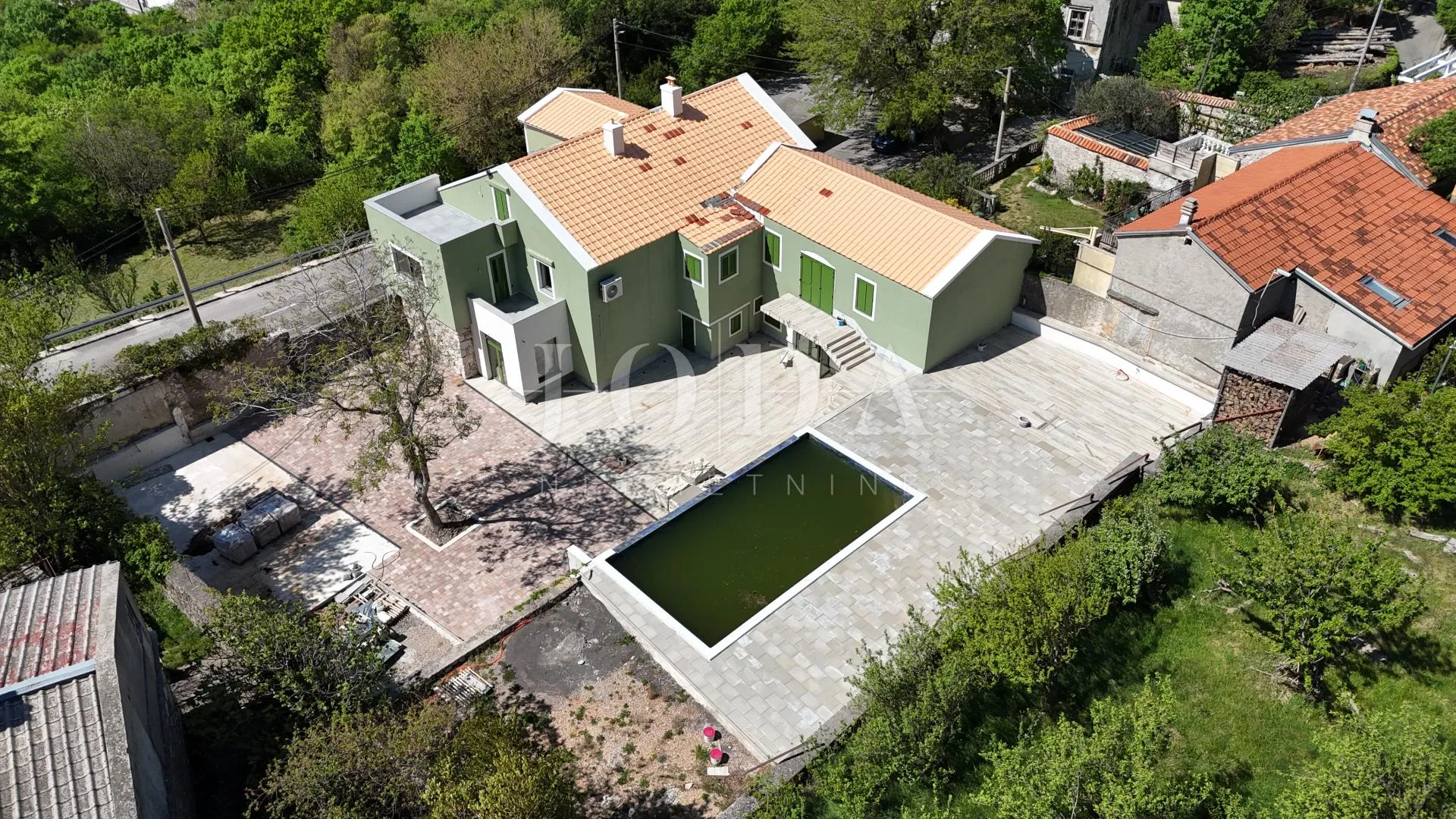 luksuzna kamena vila s bazenom i pogledom na more – grižane, crikveničko zaleđe - slika 91