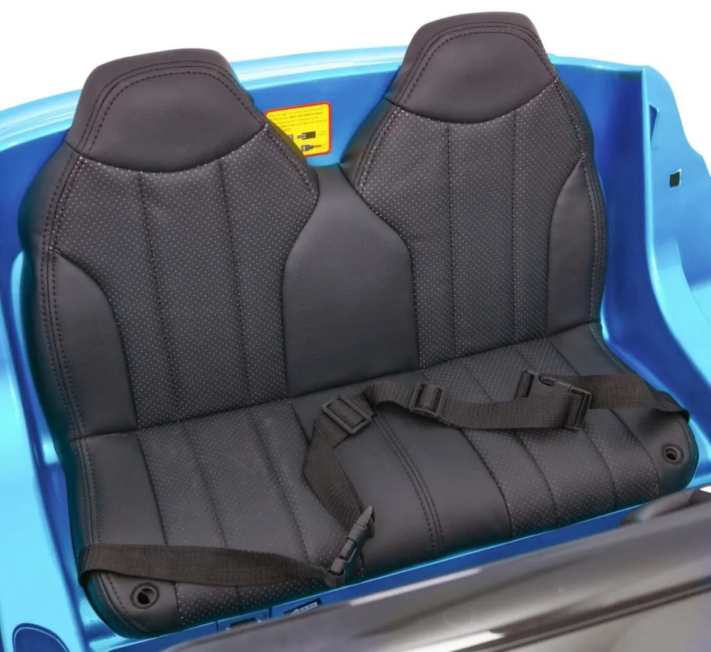 licencirani auto na akumulator bmw x6m xxl - dvosjed - plavi/lakirani - slika 14