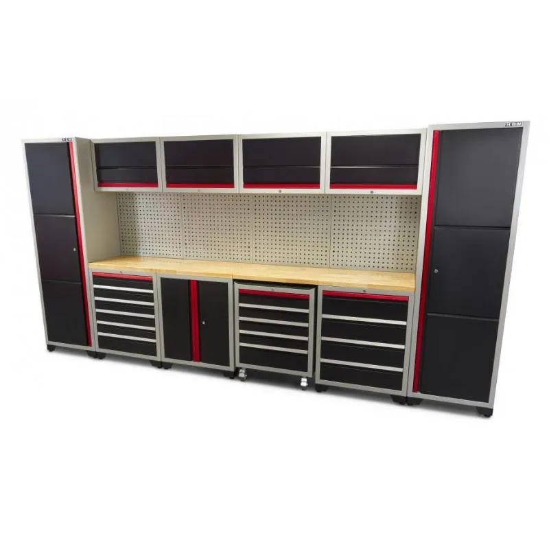 Modularni Delux sustav 16 ormarića za radionice - Prelog