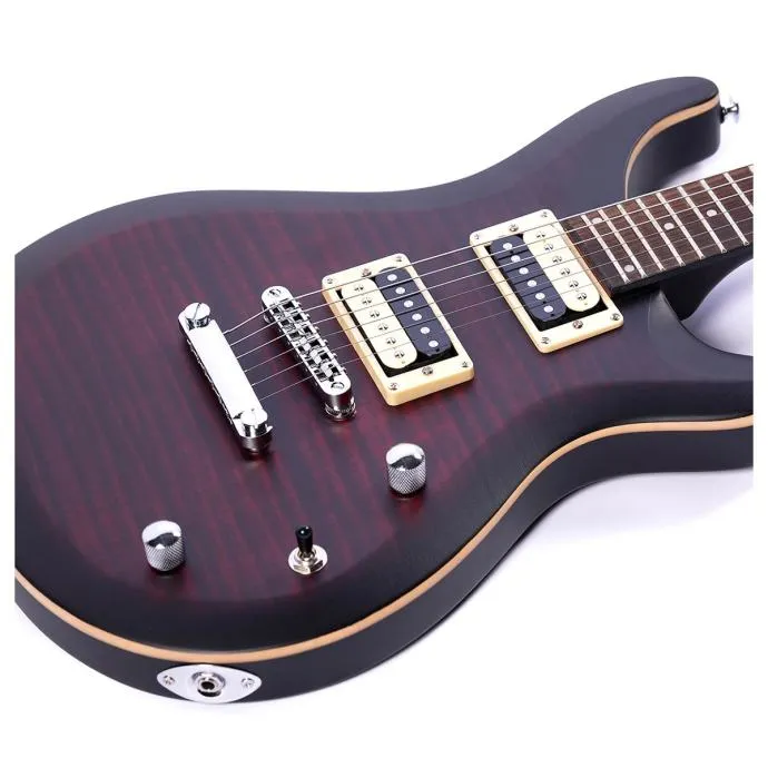 volgoa vlmys-05 purple, red ili vs električna gitara - slika 8