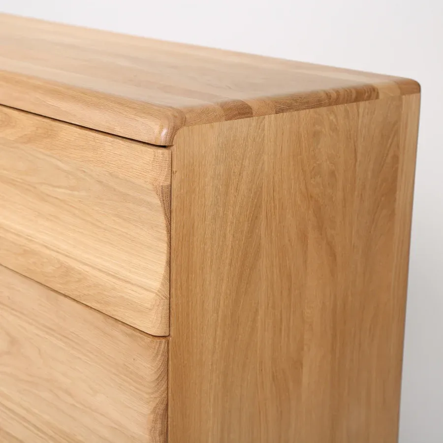 komoda antoni alto 160x96cm, materijal: puno drvo hrast - slika 4