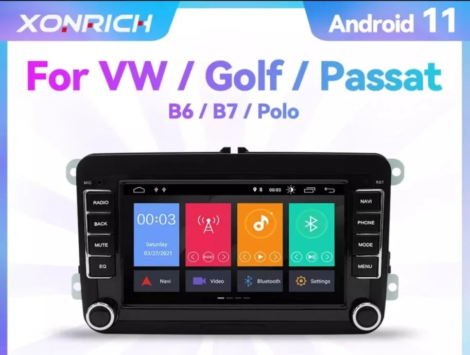 vw golf passat b6 b7 polo original multimedija android navigacija wifi - slika 2