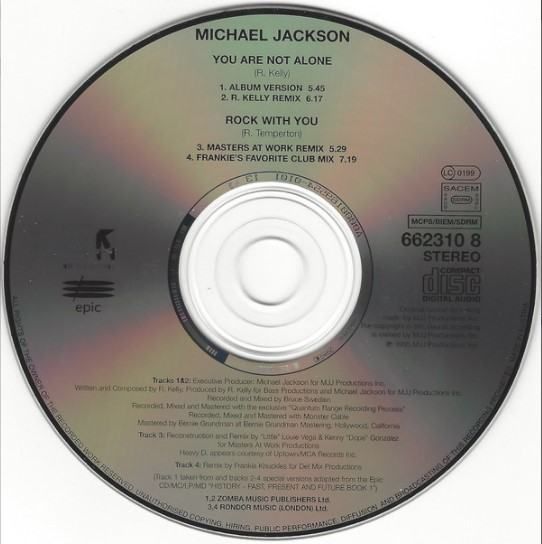 michael jackson ‎– you are not alone / rock with you - slika 4