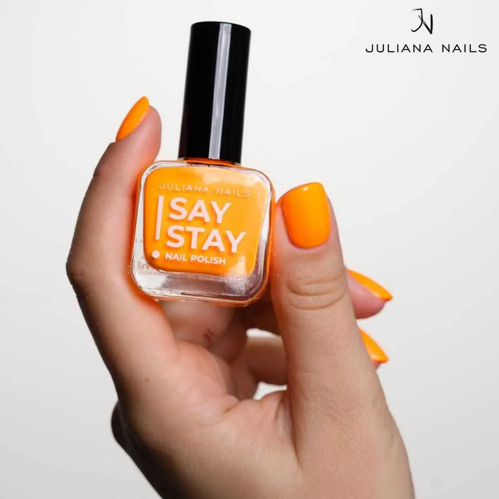 say stay! lak za nokte 10ml neon trending tangerine - slika 4