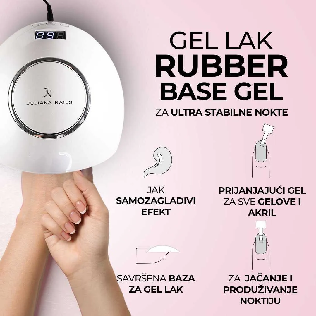 Fiber Rubber Base Gel - Clear - Zagreb