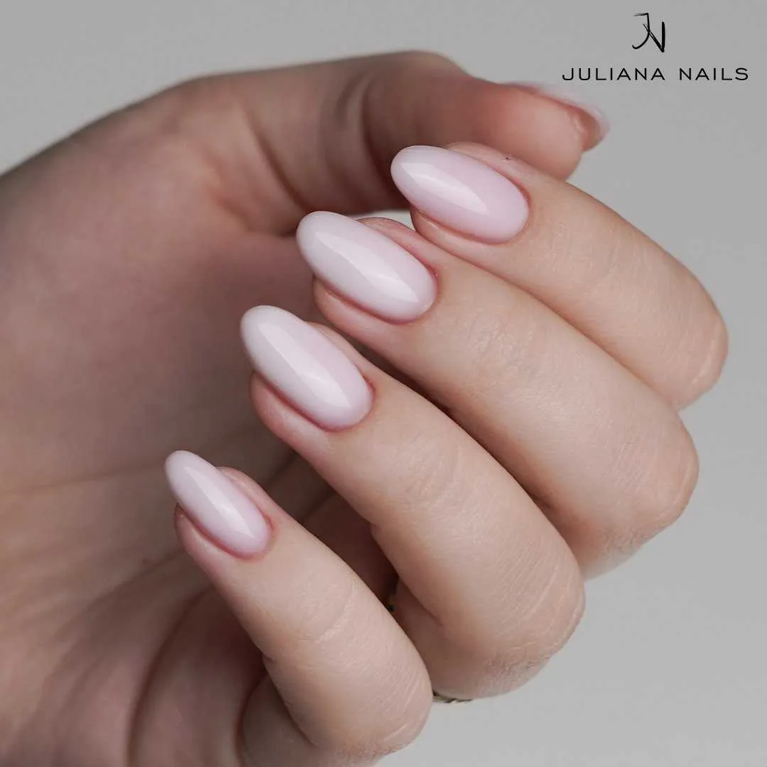 fiber rubber base gel - milky white - slika 2