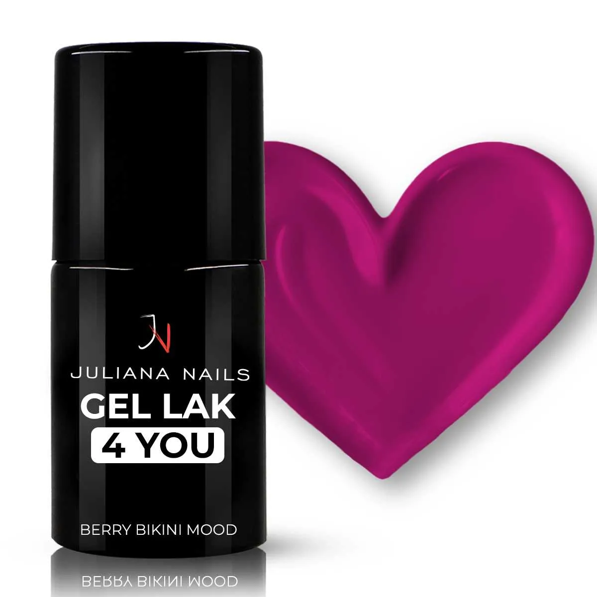 gel lak 4 you - berry bikini mood 6ml - slika 4
