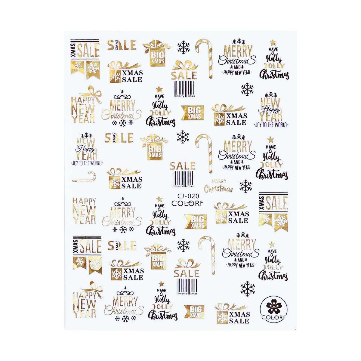 nail sticker - x-mas mood 9 - slika 1