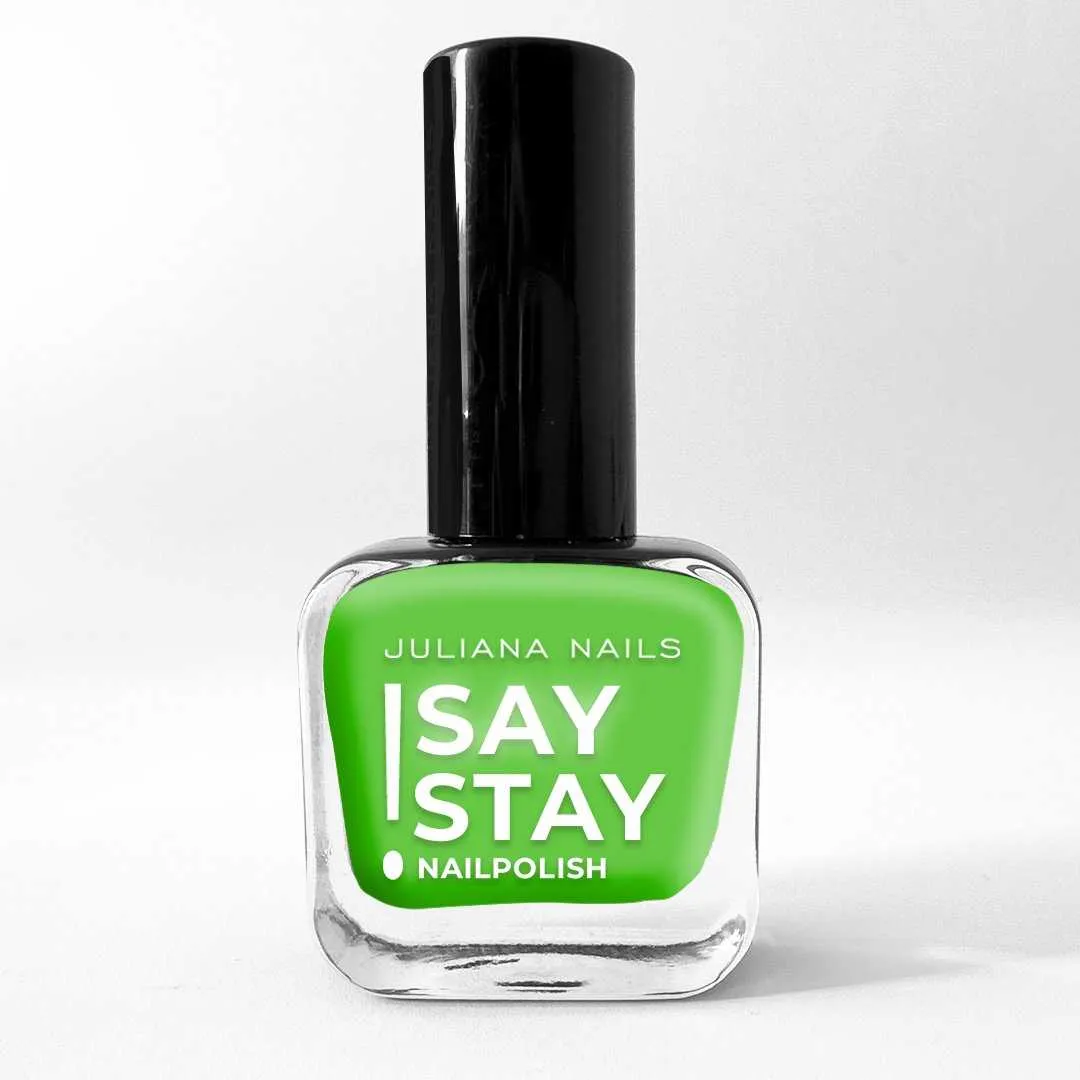 say stay! lak za nokte 10ml neon hashtag green - slika 8