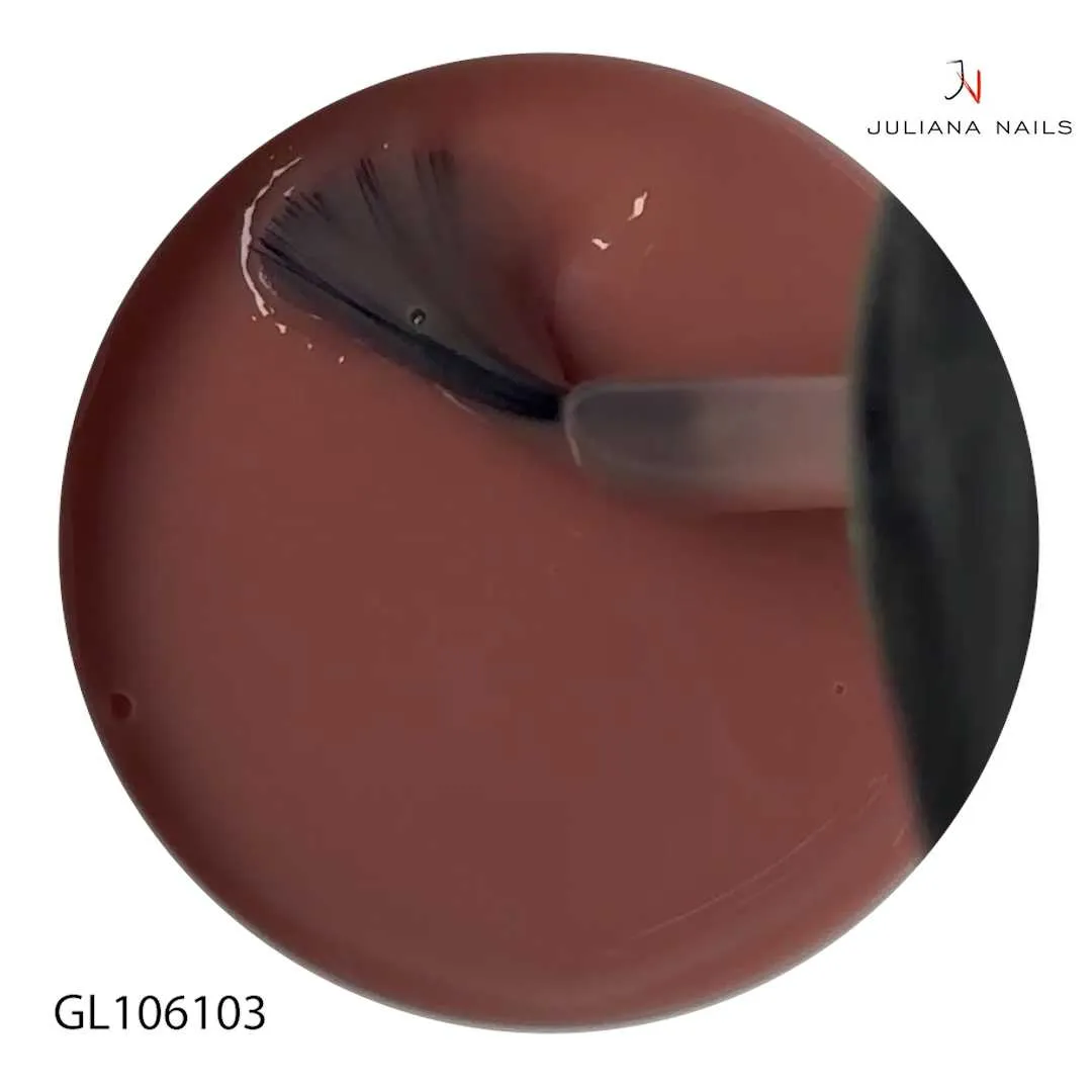 fiber rubber base gel - natural beige - slika 3